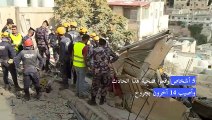فرق الإنقاذ تبحث عن 10 أشخاص تحت أنقاض المبنى المنهار في عمان