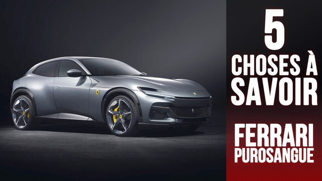 Purosangue, 5 choses à savoir sur le 1er SUV Ferrari