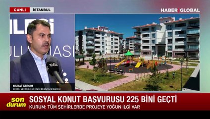 Bakan Kurum Haber Global'de sosyal konut projesinin ayrıntılarını anlattı