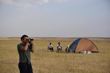 Kuyucuk Gölü doğaseverlerin kamp alanı oldu