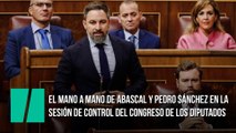 El momento de Abascal en la sesión de control del Congreso de los Diputados