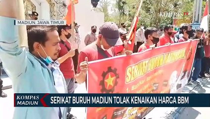 Serikat Buruh Madiun Tolak Kenaikan Harga BBM