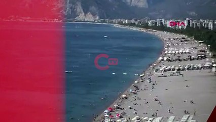 Okullar açıldı, sahiller yabancı turistlere kaldı