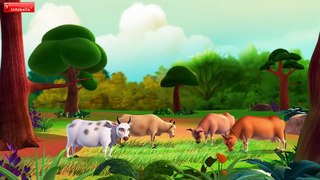 The Tiger and the Cows _ Hindi Stories for Kids