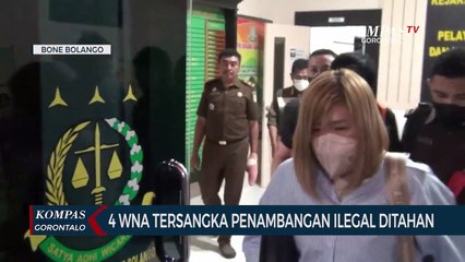 4 WNA Tersangka Penambangan Ilegal Ditahan