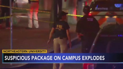 Breaking news: Northeastern explosive  Device explodes in Boston Holmes Hall