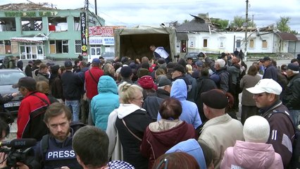 Bewohner von Balaklija überglücklich nach dem Rückzug der Russen