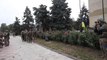 Ukrayna Devlet Başkanı Volodimir Zelenskiy, Rus güçlerinden geri alınan İzyum'da