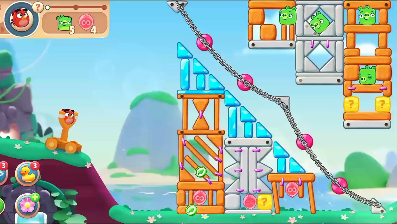 Angry birds game . Complete level 86,87,88