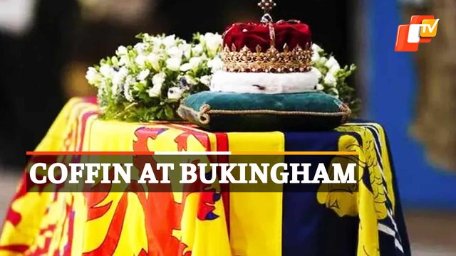 Queen Elizabeth's Coffin Arrives In London To Be Taken To Buckingham Palace