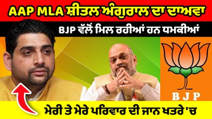 AAP MLA ਸ਼ੀਤਲ ਅੰਗੁਰਾਲ ਦਾ ਦਾਅਵਾ, BJP ਵੱਲੋਂ ਮਿਲ ਰਹੀਆਂ ਹਨ ਧਮਕੀਆਂ | OneIndia Punjabi
