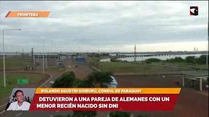 Detuvieron a una pareja de alemanes con un menor recién nacido sin DNI