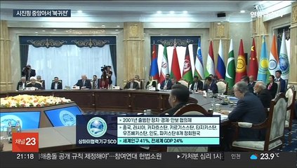 시진핑, SCO정상회의서 외교무대 복귀…푸틴과 회담