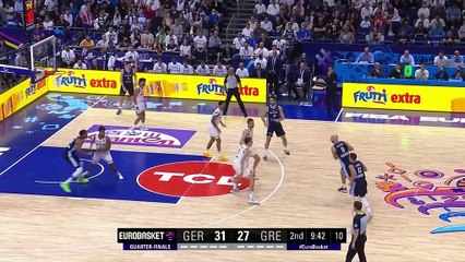Quarts - L'Allemagne surclasse la Grèce de Giannis Antetokounmpo
