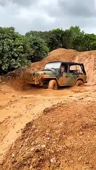 Car off road challenge on the danger road #car #shorts ep (1167)