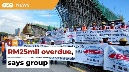 China firm owes us RM25mil, say LRT3 subcontractors, suppliers
