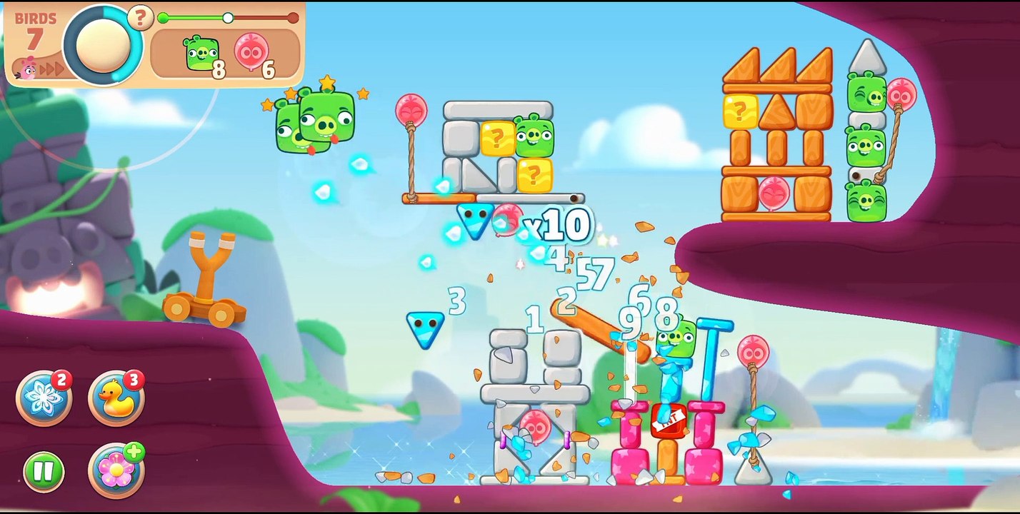 Angry birds game complete level 100