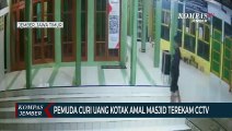 Pencurian Kotak Amal Masjid Terekam CCTV, Polisi Kenali Identitas Pelaku