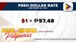 Peso-dollar exchange, muling sumadsad sa all-time low