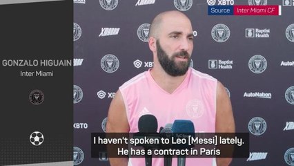 Higuain itching to play alongside Messi at Inter Miami