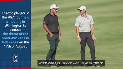 Mcilroy praise 'hero' Tiger Woods after meeting to discuss LIV Golf