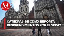 Tras sismo de 7.7 cierran Catedral Metropolitana de la Ciudad de México