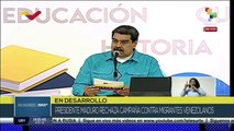 Presidente Nicolás Maduro exige que no se manipule la migración venezolana