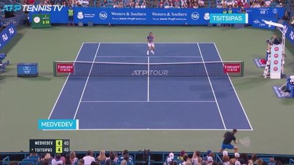 Tsitsipas waltzes into final after beating Medvedev in Cincinnati