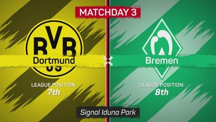 Dortmund suffer horror collapse at home to Bremen