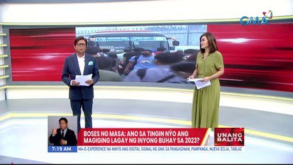 #BosesNgMasa: Ano sa tingin n'yo ang magiging lagay ng inyong buhay sa 2023? | UB