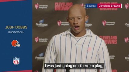 Dobbs happy to take Browns opportunity in Watson absence