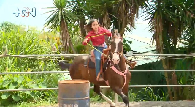 mqn-Niñas Puriscaleñas de 9 y 11 años son promesas de las carreras de barriles -200922