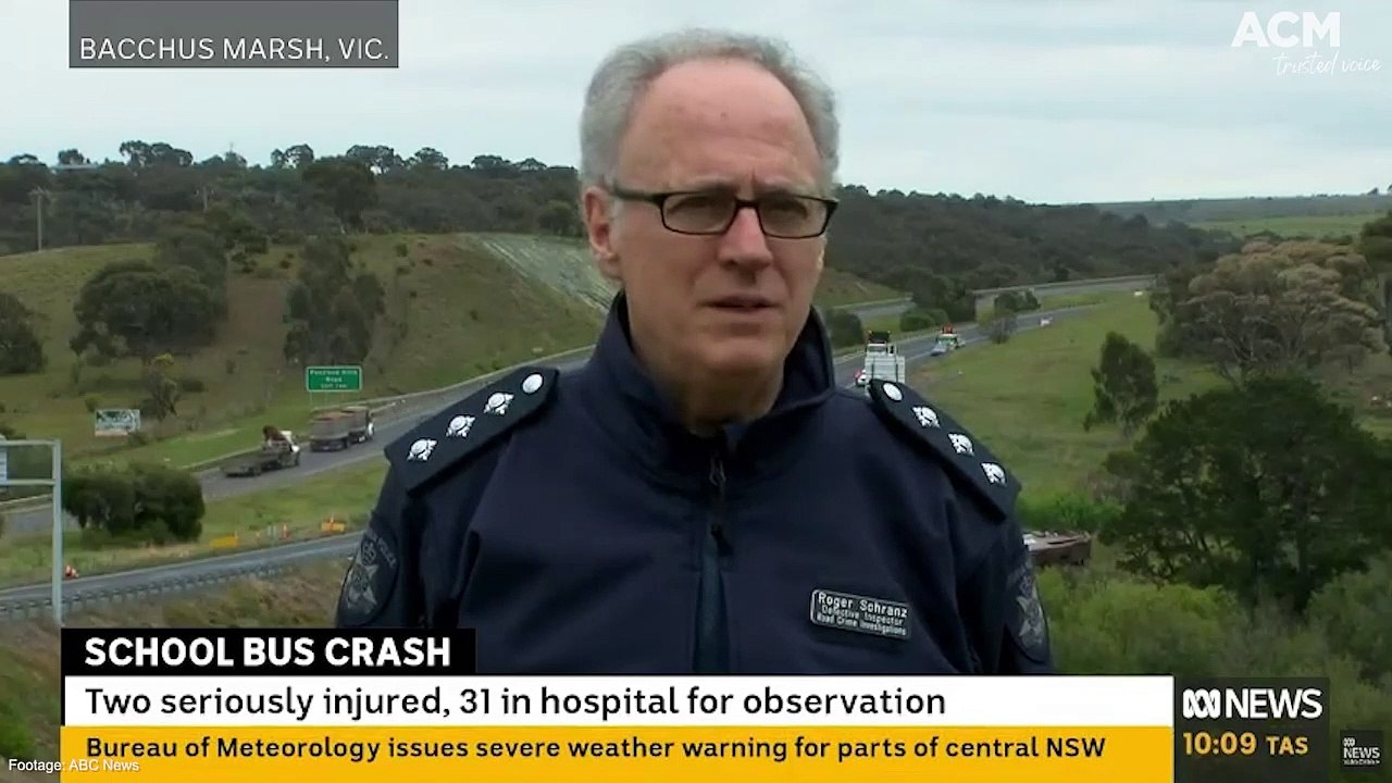 Police report school bus crash outside Bacchus Marsh - video Dailymotion