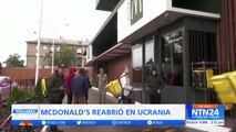 McDonald 's reabre varios de sus restaurantes en Ucrania tras varios meses de guerra
