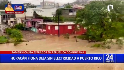 Puerto Rico: Huracán Fiona deja sin electricidad a miles de personas
