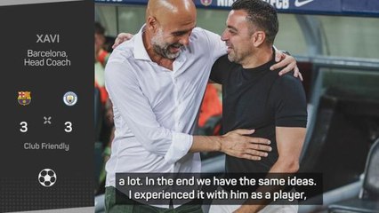 Xavi looks to emulate Pep's Manchester City