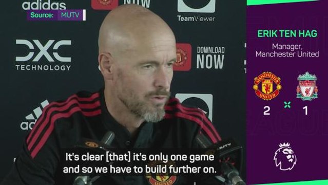 Beating 'best in the world' Liverpool helps United - Ten Hag