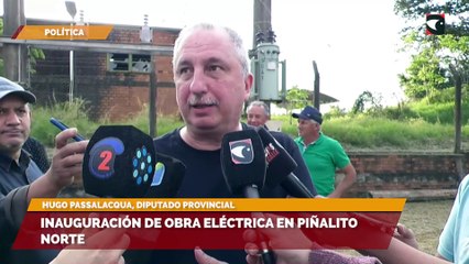 Inauguración de obra eléctrica en Peñalito del Norte