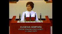 Migawki z przeszłości, 8 marca – Eugenia Kempara o kobietach na VIII zjeździe PZPR (1980 r.)