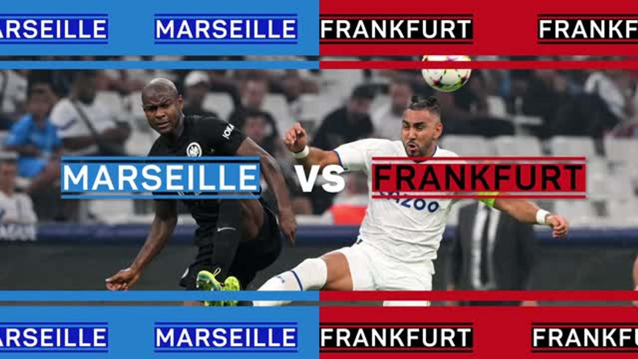 Champions League: Marseille vs. Frankfurt in Zahlen
