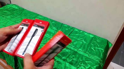Unboxing and Review of faber castell incognito gel and ball pen