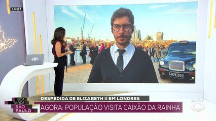 População visita caixão da Rainha Elizabeth II 14/09/2022 14:55:02