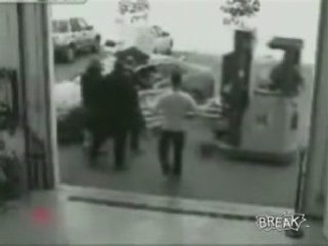 Forklift Slams Into New Car