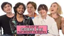 THIS Cobra Kai Cast Member ALWAYS Breaks Character | Besties on Besties | Seventeen