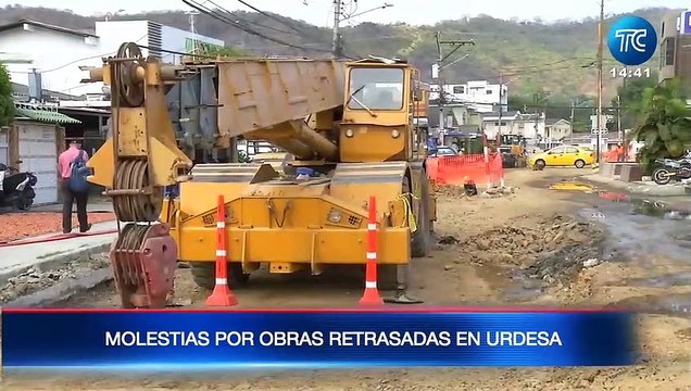 Molestia por obras atrasadas en Urdesa