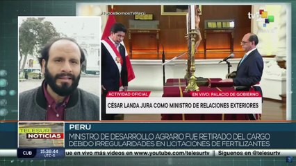 Скачать видео: Presidente de Perú juramentó a nuevos integrantes de su equipo ejecutivo