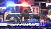 Se reporta la muerte de una persona en la col. Loarque