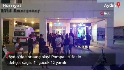 Aydın'da korkunç olay! Pompalı tüfekle dehşet saçtı