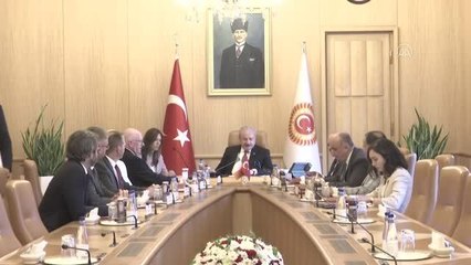 Download Video: TBMM Başkanı Şentop, İrlanda Parlamentosu Dışişleri ve Savunma Ortak Komitesi Başkanı Flanagan'ı kabul etti