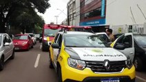 Motorista de carro que teria se envolvido em acidente no Centro é detido pela Polícia Militar